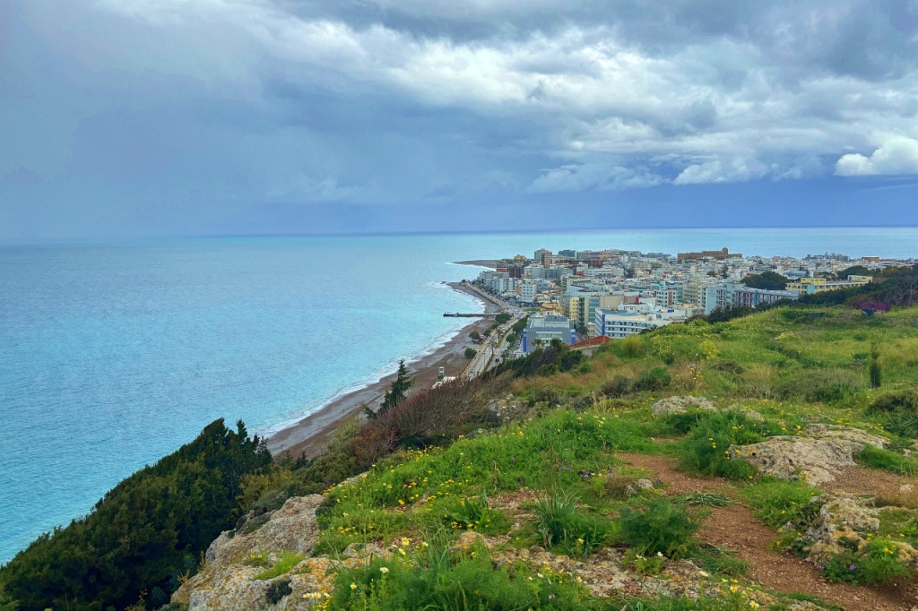 Вид на Родос.