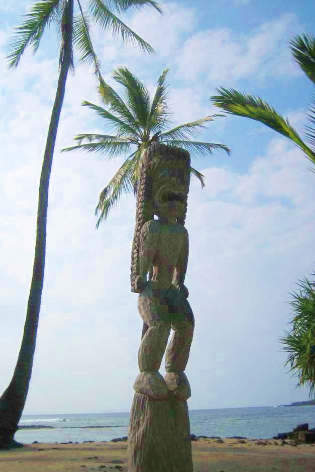 Национальный исторический парк Tiki at Puʻuhonua o Hōnaunau, Большой остров Гавайи
